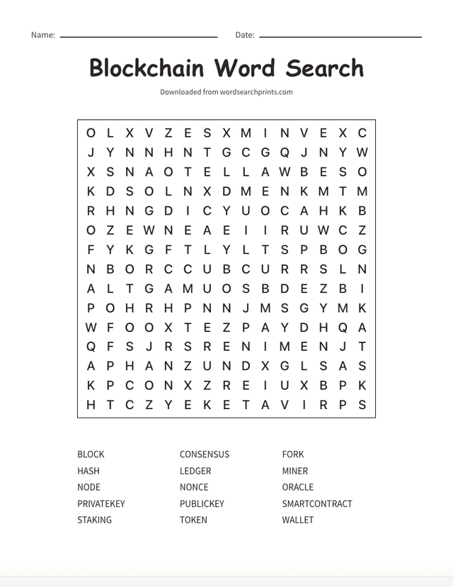 Cybersecurity Word Search Puzzles | Word Search