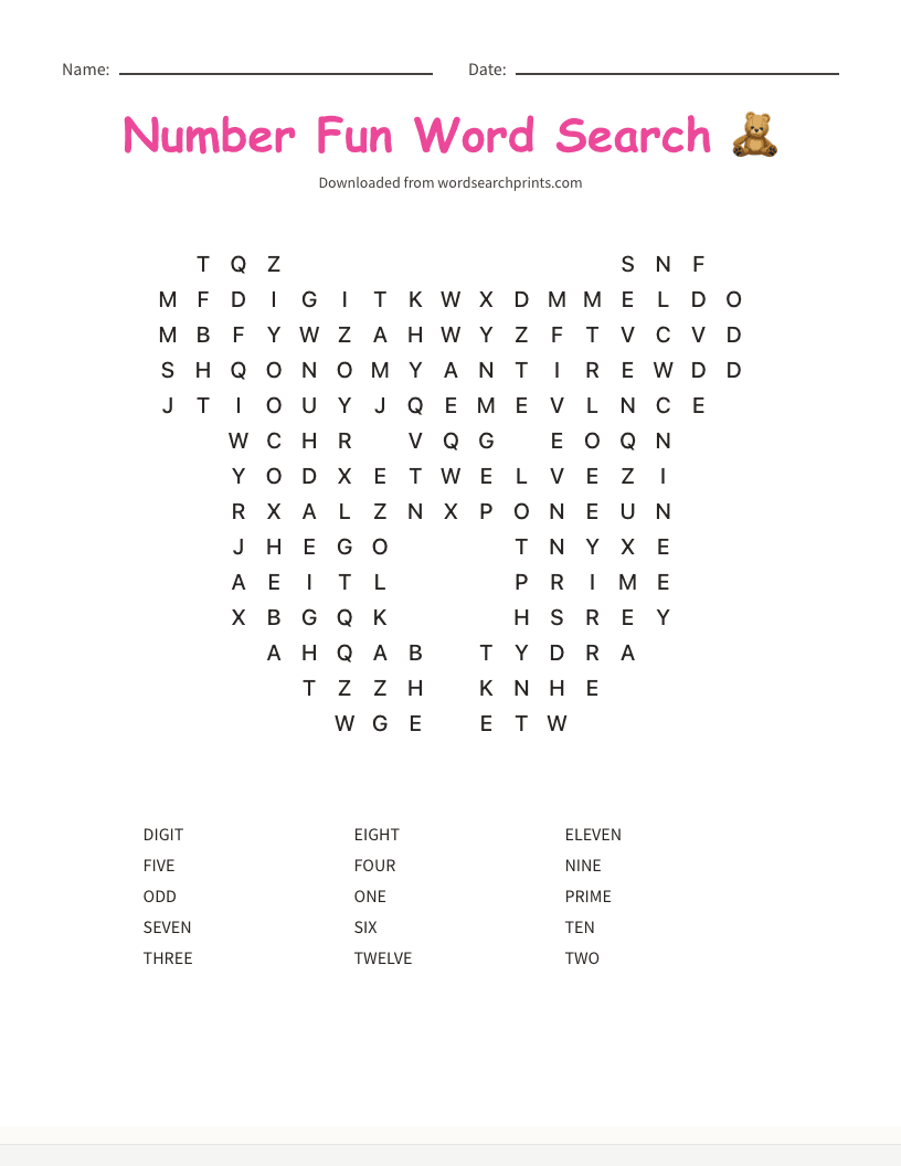 Easy Word Search Puzzles | Word Search